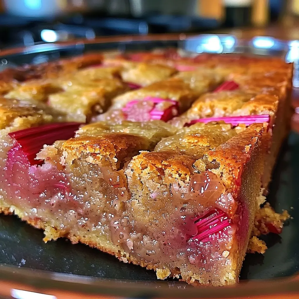 Moist Rhubarb Cake Archives - Recipes Player